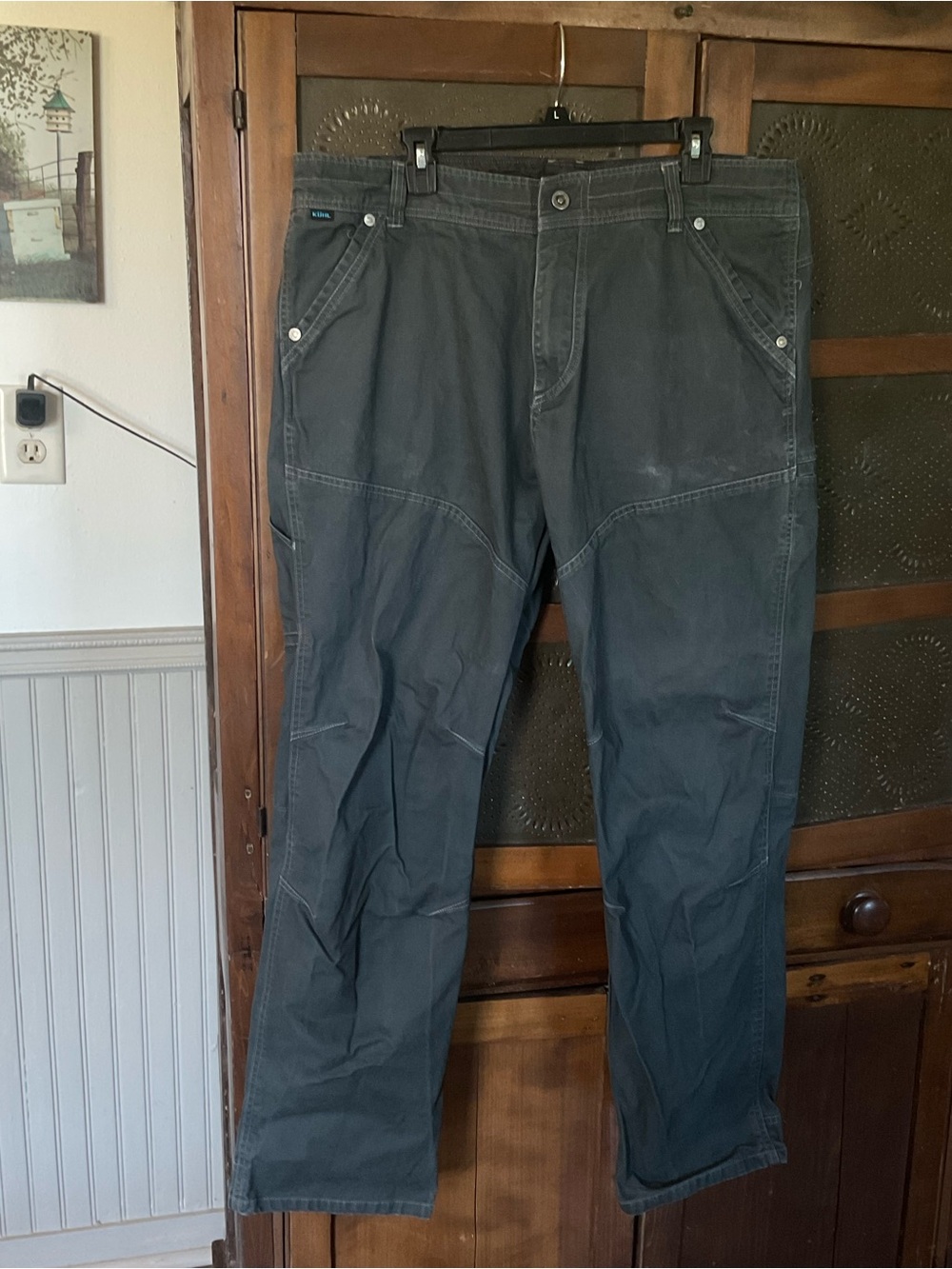 Kuhl The Lawless Canvas Kluth Pants 38 40 Vintage Pantina Dye Faded